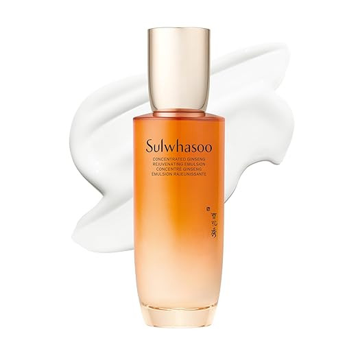 Sulwhasoo Concentrated Ginseng Rejuvenating Emulsion- Korean Ginseng & Peptide Face Lotion with S... | Amazon (US)