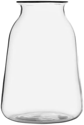 Elements Glass Milk Bottle Vase, for Use with Dried or Faux Flowers and Greenery, 8.7x8.7x12.2 In... | Amazon (CA)