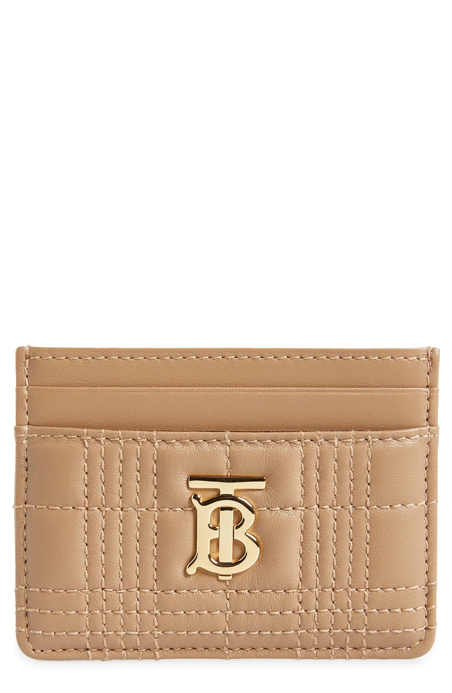 Lola Quilted Leather Card Case | Nordstrom