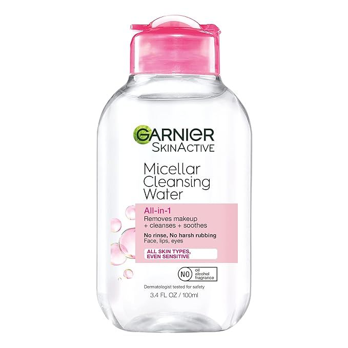 Garnier SkinActive Micellar Cleansing Water, All-in-1 Makeup Remover and Facial Cleanser, For All... | Amazon (US)