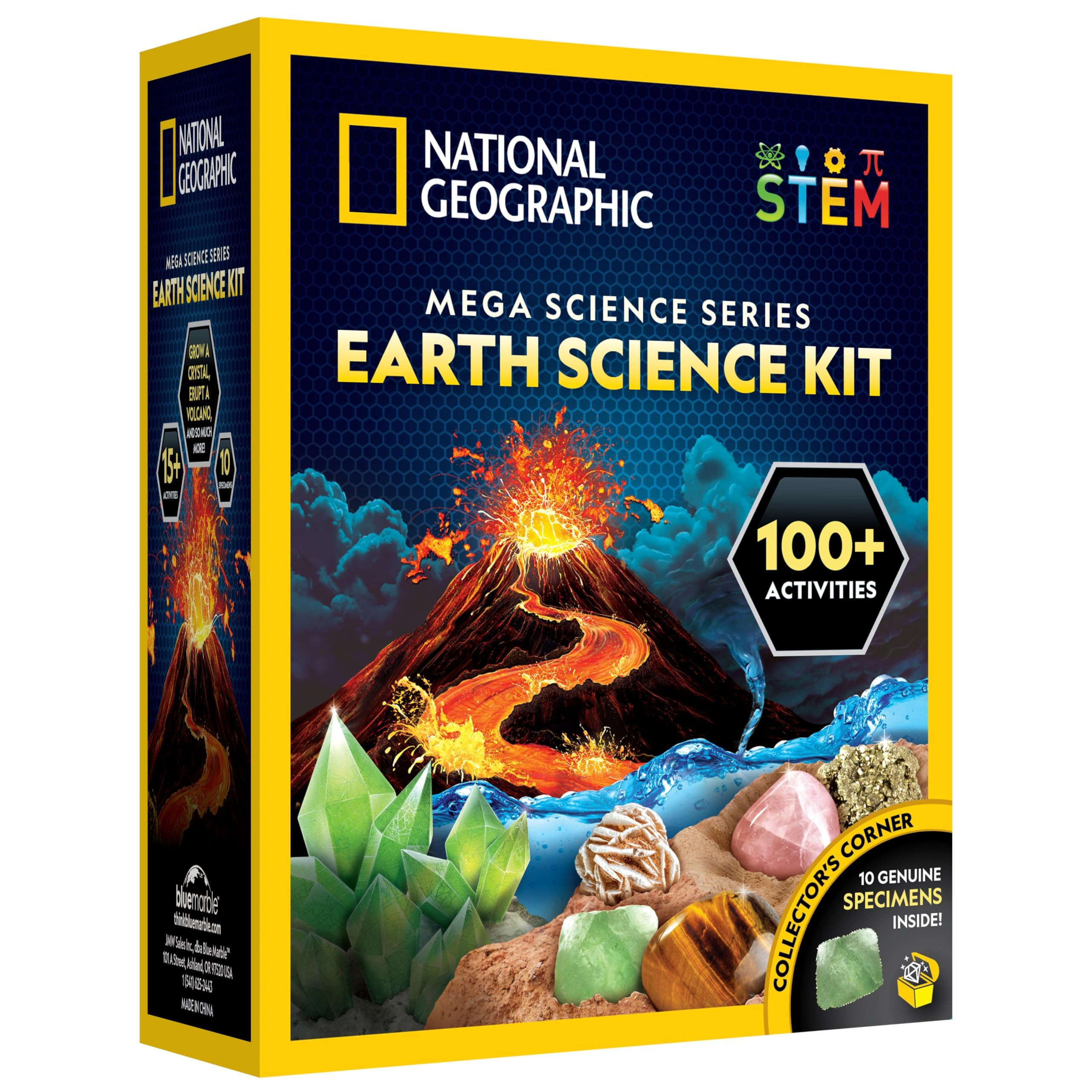 National Geographic Earth Science Kit – 100+ Science Experiments & Activities for Kids, Crystal... | Amazon (US)