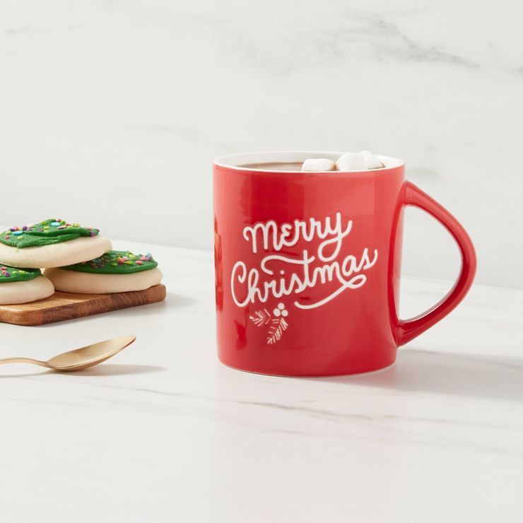 16oz Stoneware Merry Christmas Mug - Wondershop™ | Target