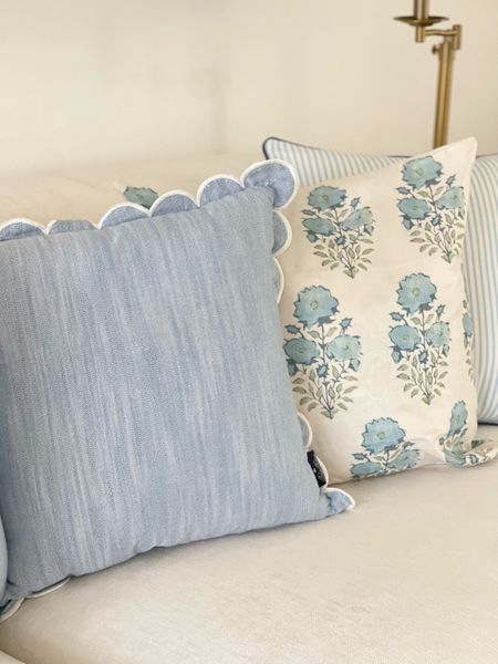 Snag these gorgeous light blue with white trim scalloped pillows now IN STOCK ONLINE!! I know so many were waiting for these!! They’ll go so fast! 😍🙌🏻🏃🏼‍♀️🛒

Throw pillow, grandmillenial home, blue and whitee

#LTKhome #LTKSpringSale #LTKfindsunder50
