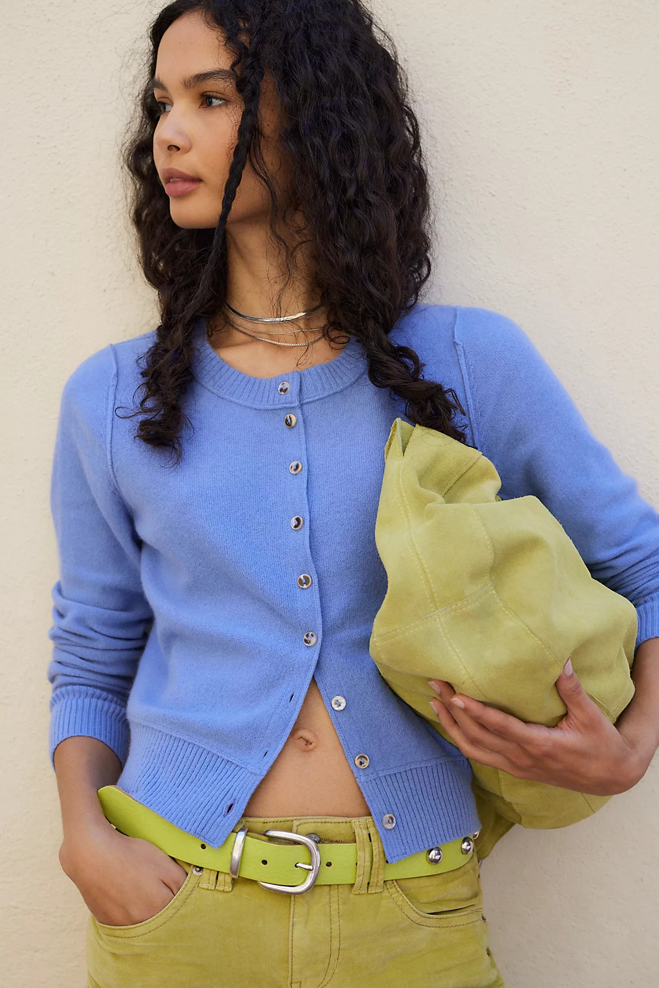 Nocturnal Solid Cashmere Cardi | Free People (Global - UK&FR Excluded)