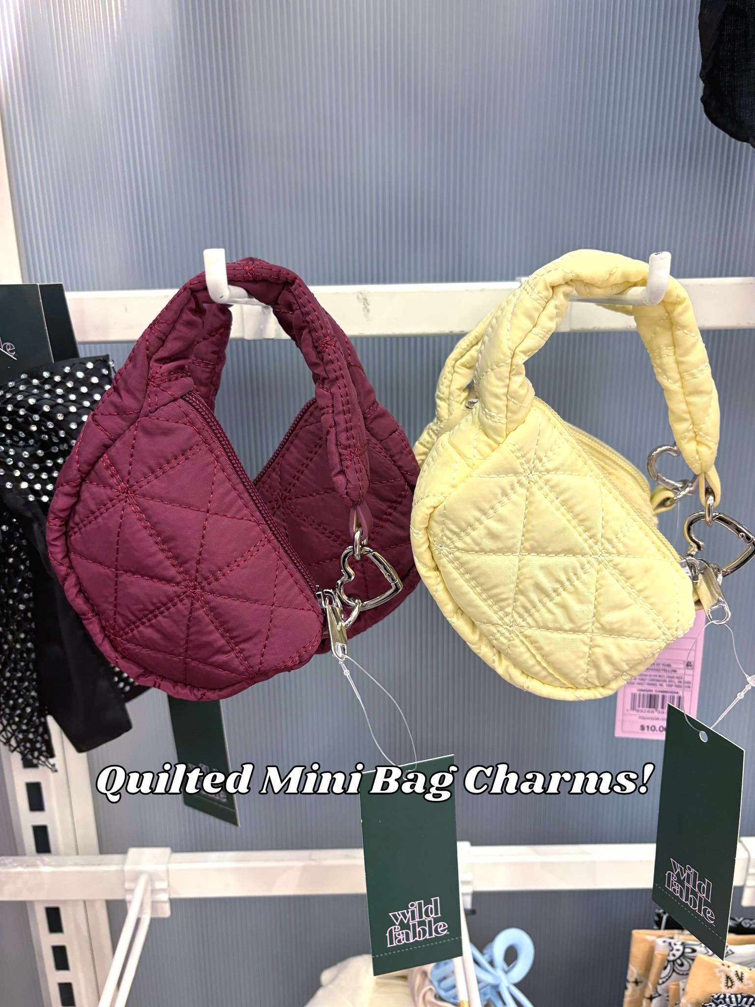 Target Wild Fable Quilted Micro Bag Charms #target #wildfable #minibags #bagcharms 

#LTKHoliday #LTKGiftGuide #LTKTravel