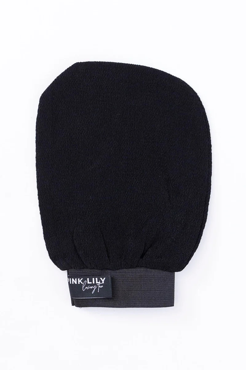 Best Reason Black Exfoliator Mitt | Pink Lily