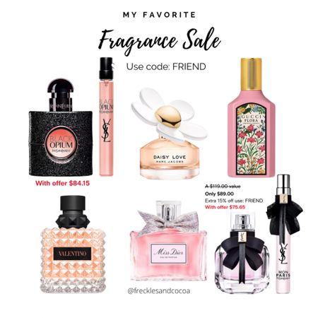 Some of my favorite fragrances are on sale and it ends tonight! Be sure to snag some of these now! They’re also great for mothers day gifts. Use code FRIEND

#LTKBeautySale #LTKGiftGuide #LTKsalealert