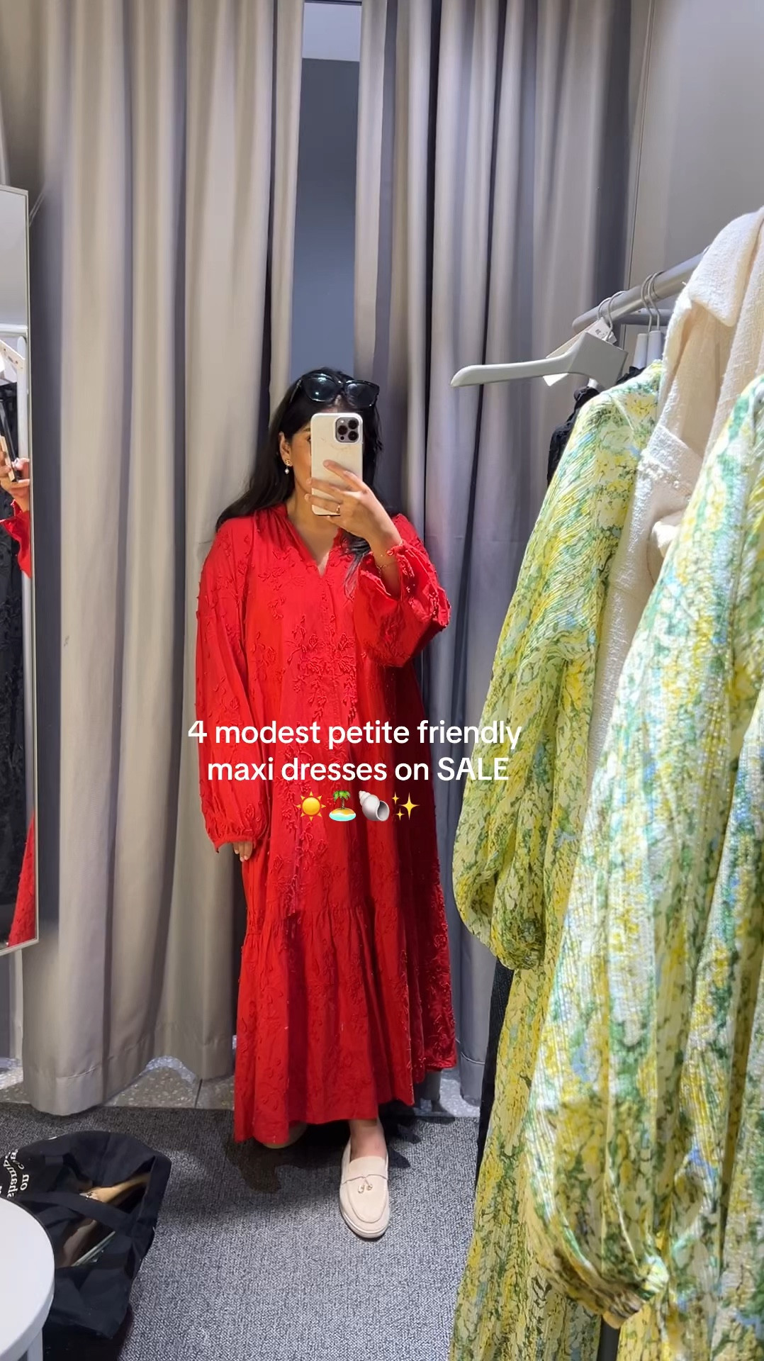 4 modest maxi petite friendly dresses, perfect for the hot weather and holiday.
Size down by two sizes as very oversized. I'm wearing size 6!

Also get extra % off with sale with Nhs or Unidays 


#LTKshoecrush #LTKSeasonal #LTKfindsunder100