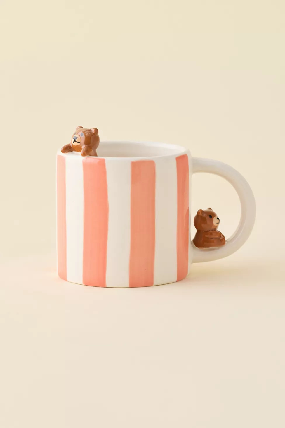 Sleeping Teddy Bear Sculpted Ceramic Mug | Urban Outfitters (US and RoW)