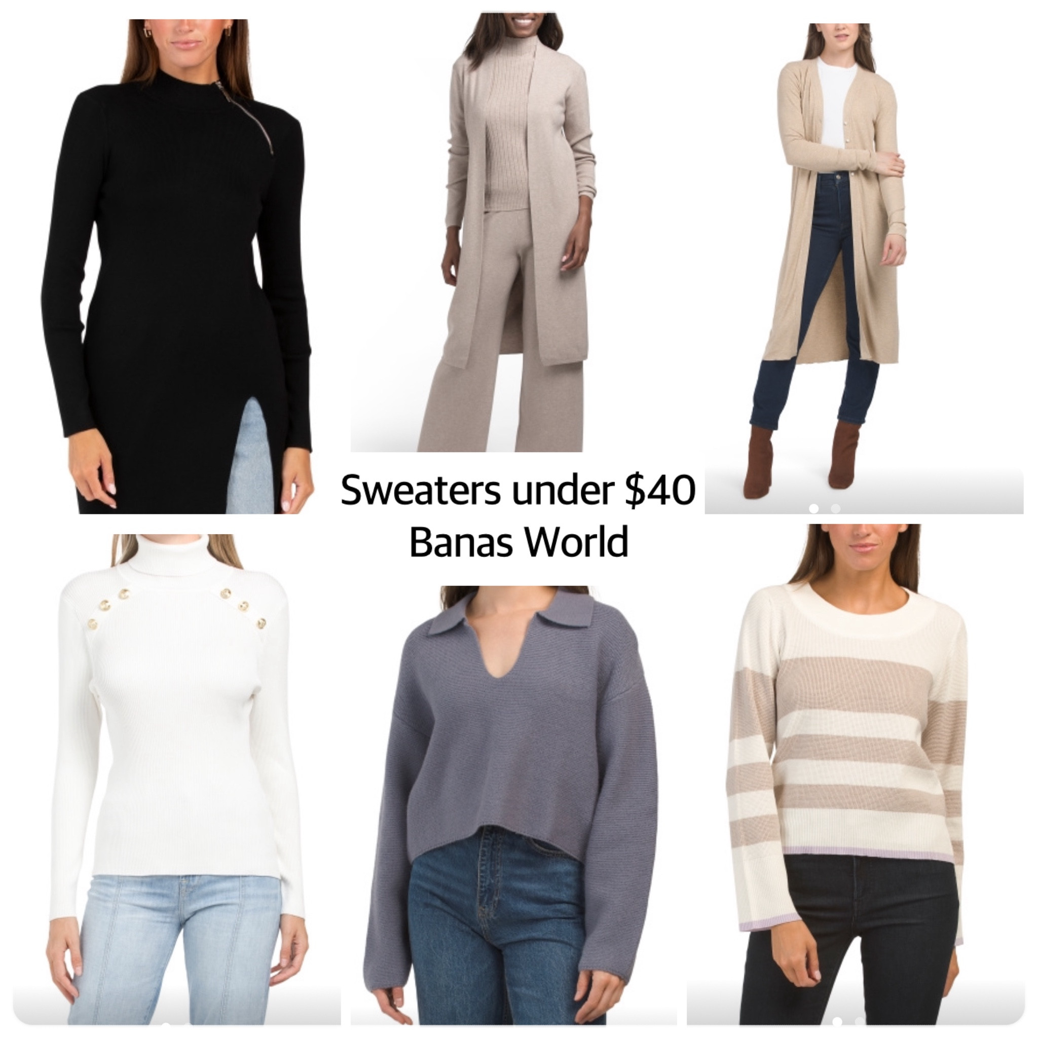 Fall and Winter sweaters under $40
Tunic sweaters 
Turtle neck sweaters 

#LTKMidsize #LTKFindsUnder50 #LTKFallSale