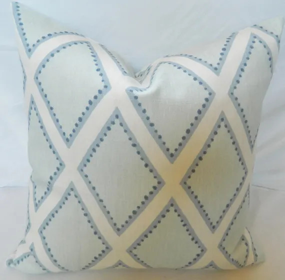 KRAVET Brookhaven Chambray by Sarah Richardson Blue Diamond | Etsy | Etsy (US)