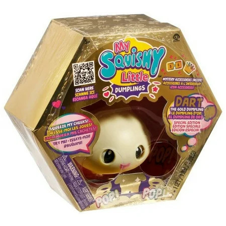 My Squishy Little Golden Dumpling – Interactive Doll Collectible With Accessories – Dart (Gold) | Walmart (US)