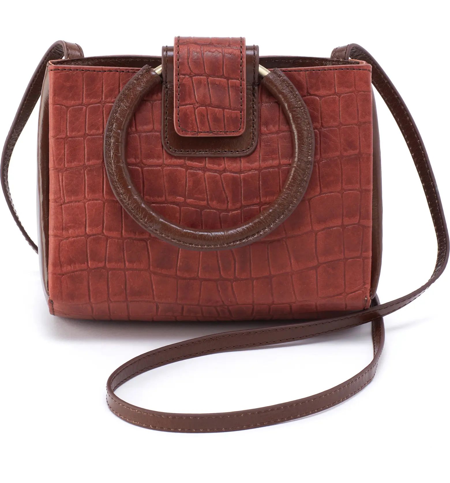 Heidi Small Croc Embossed Crossbody | Nordstrom