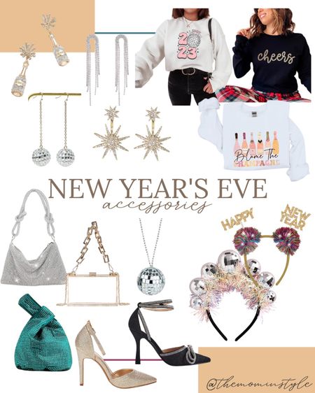 New Years Eve Accessories - New Years Eve - New Years Eve Jewelry - New Years Eve Bag - New Years Eve Shoes 

#LTKHoliday #LTKSeasonal