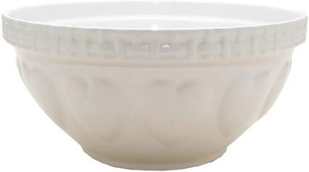 Mason Cash Chip Resistant Earthenware S12 Mixing Bowl, Ceramic, Cream, 29 x 29 x 14 cm | Amazon (US)