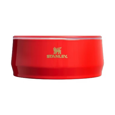 Stanley 24 oz Stainless Steel Pet Bowl Candy Cane Red | Target