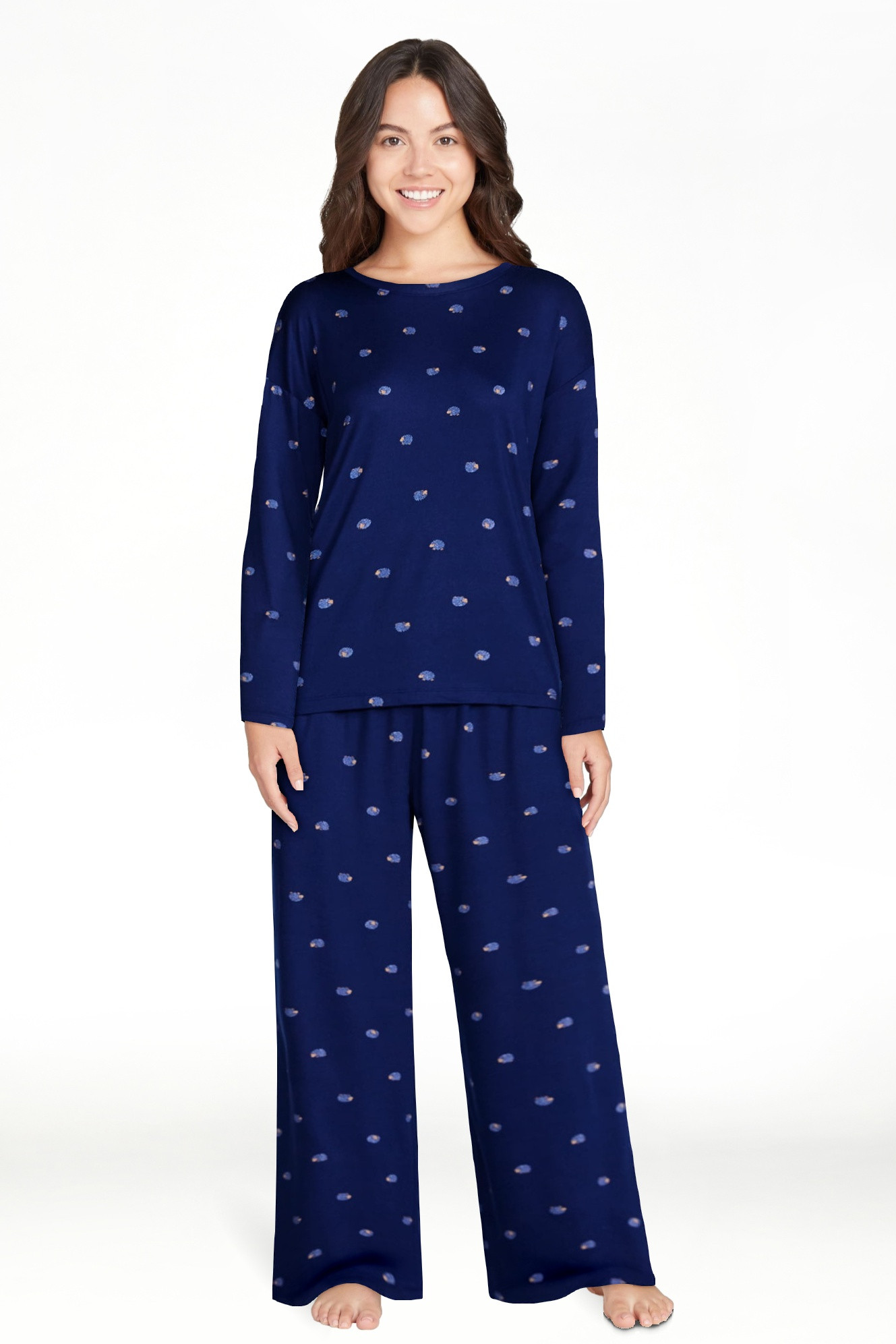 Joyspun Women's Dreamy Soft Collection Sleep Top and Pants, 2-Piece Set, Sizes XS-3X | Walmart (US)
