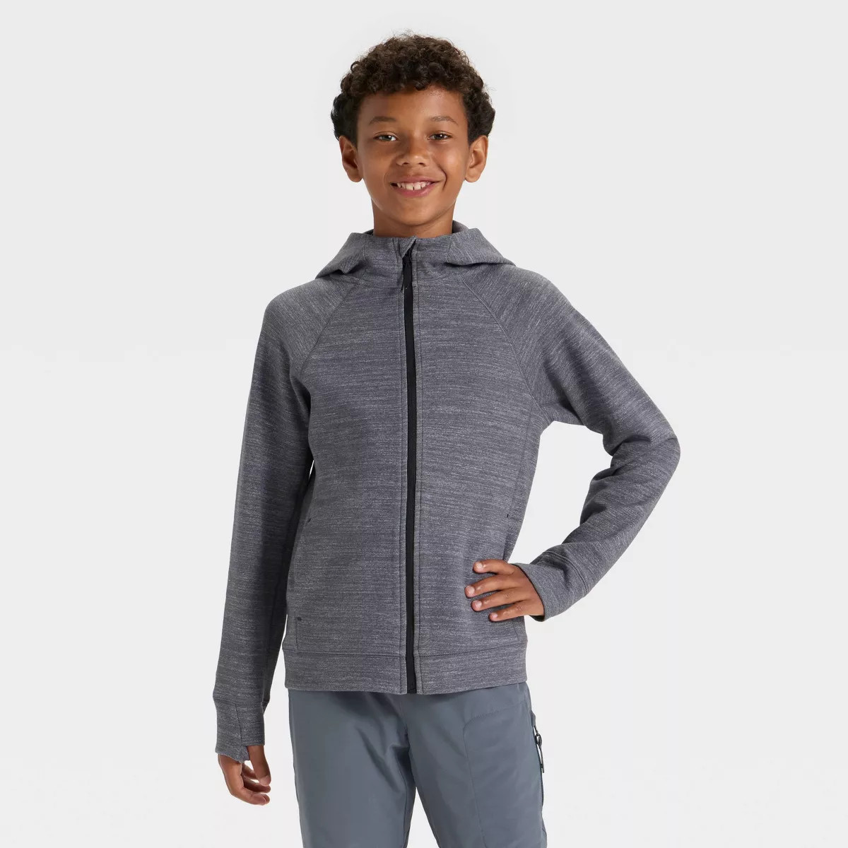 Boys' Siro Ponte Full Zip Hoodie Sweatshirt - All In Motion™ | Target