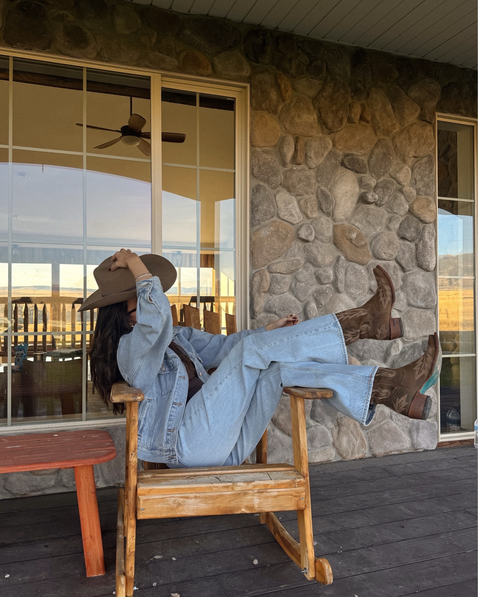 Western fall outfit 🤎 denim-on-denim with cowboy boots and a felt rancher hat. It’s the perfect cozy neutral look for any countryside getaway.

#westernstyle #cowgirlcore #denimondenim #falloutfitideas #neutralstyle #ltkwestern #fallfashion #countryoutfit #ranchcore #ltkinspired #cowgirloutfit

#LTKStyleTip