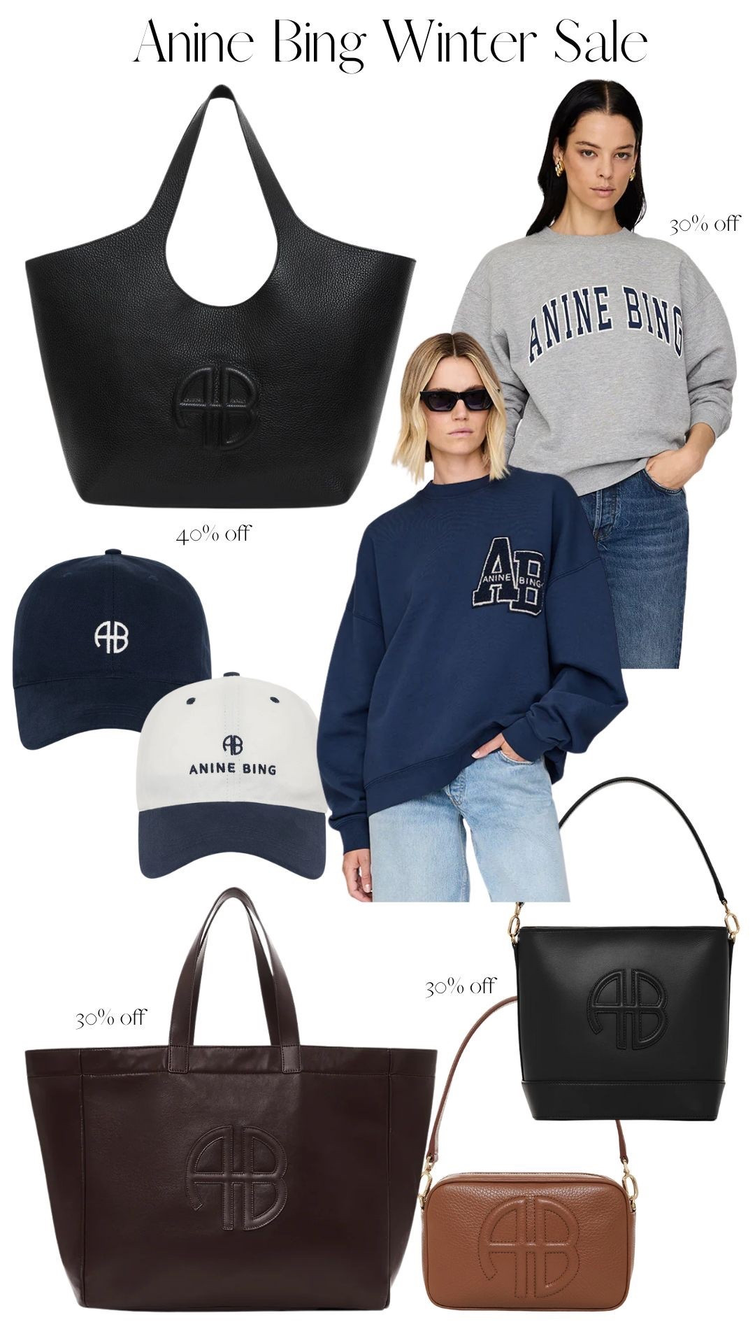 Anine Bing winter sale! Save 30-40% on these items! Perfect, splurge worthy gifts!

#LTKSaleAlert #LTKHoliday #LTKItBag