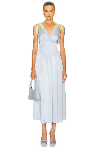 The Silk Celeste Dress
                    
                    Helsa | Revolve Clothing (Global)