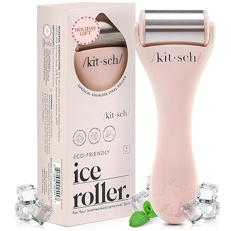 Kitsch Ice Roller for Face – Stainless Steel Face Ice Roller to Reduce Puffiness, Redness & Hea... | Amazon (US)
