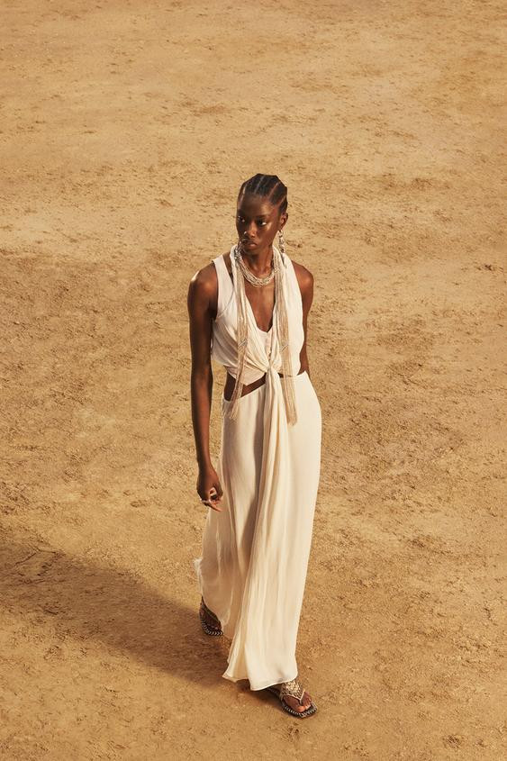 LIMITED EDITION CONTRASTING DRESS | Zara US