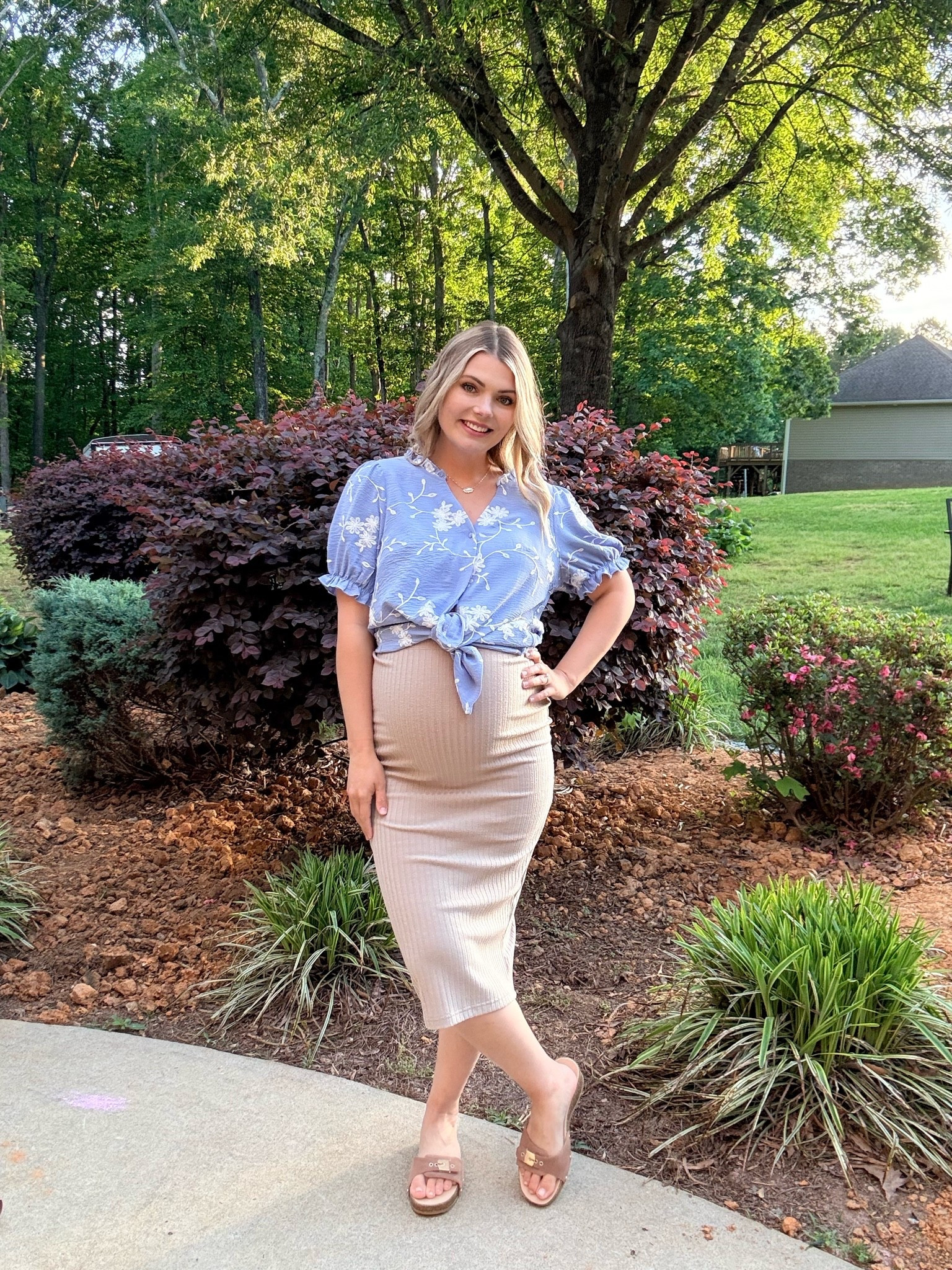 Cute bump friendly outfit
Amazon fashion 

Short sleeve summer spring top
Midi stretchy skirt with slit 

Casual, cute

#LTKPetite #LTKBump #LTKSaleAlert