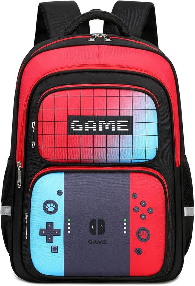 School Backpack For Boys bookbag Game Backpack For Kids Junior High School Primary School Boys Ba... | Amazon (US)