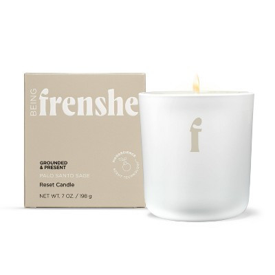 Being Frenshe Palo Santo Sage Reset Candle - 7oz | Target