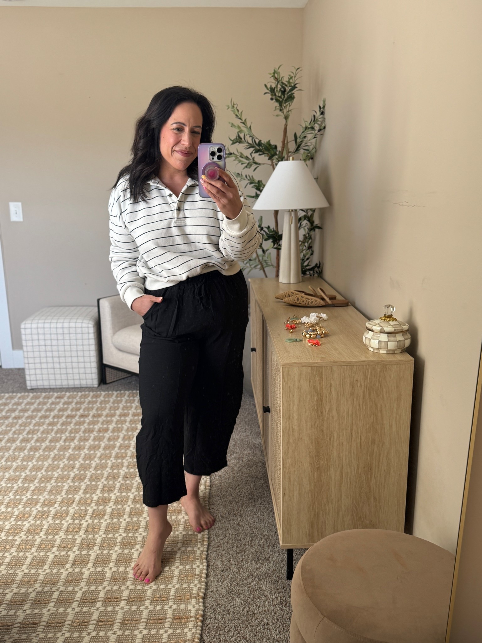 Casual OOTD featuring our favorite pullover from Target + comfy black pants from Amazon! 

Size medium in pullover + XL in pants 

#LTKFindsUnder50 #LTKMidsize #LTKFindsUnder100