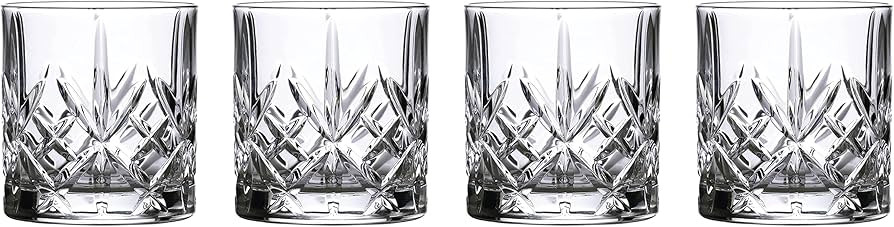 Marquis By Waterford Maxwell Tumblers Set of 4, 11 oz, Clear | Amazon (US)