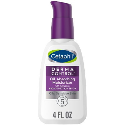 Cetaphil Dermacontrol Oil Absorbing Face Moisturizer with SPF 30 - 4 fl oz​ | Target