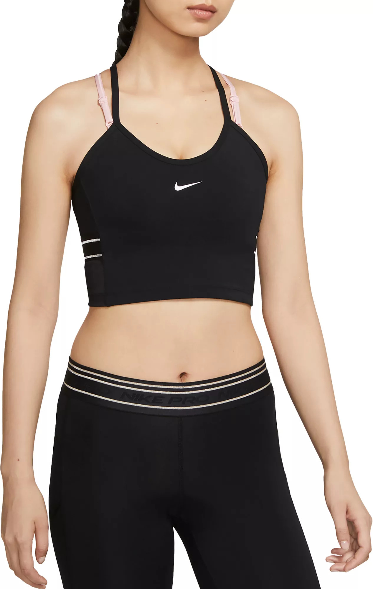 Nike Women's Pro Dri-FIT Side Stripe Tank Top, wash | Dick's Sporting Goods