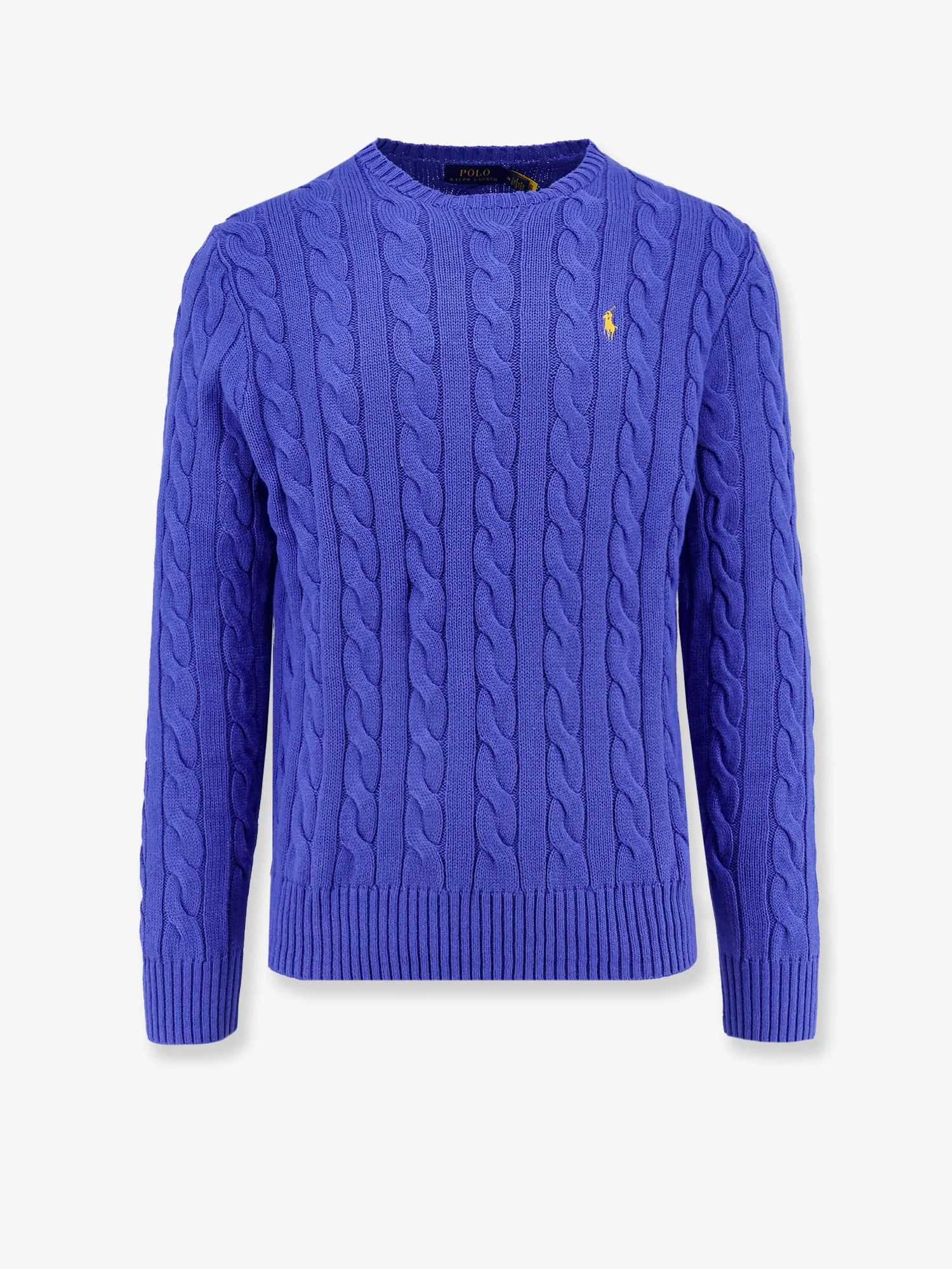 Cable knit sweater with iconic embroidery - POLO RALPH LAUREN - gender_Man | Nugnes 1920