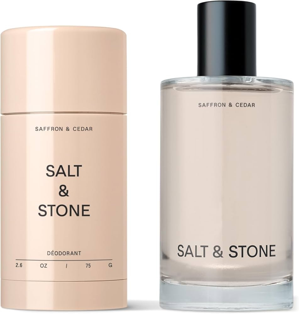 Salt & Stone Signature Scent Duo Set | 48 Hour Aluminum-Free Deodorant & Hydrating Body Mist | Sk... | Amazon (US)