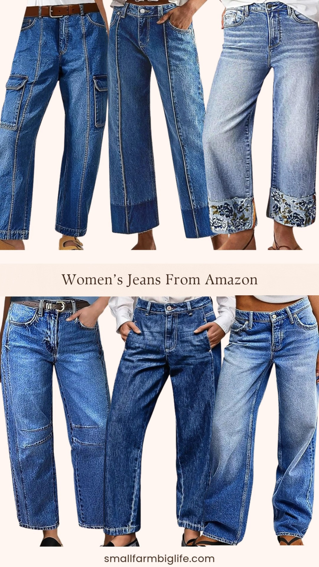 Amazon has some really great denim finds right now and I rounded up my favorite styles! From classic straight leg crops and barrel jeans to a fun floral embroidery hem style, there is something for every body type and every occasion. These are the kind of everyday jeans that are comfortable, flattering, and so easy to style. All at prices that make it easy to grab a few pairs. Linking everything here! 

 #LTKgrwm #LTKootd #LTKOver40