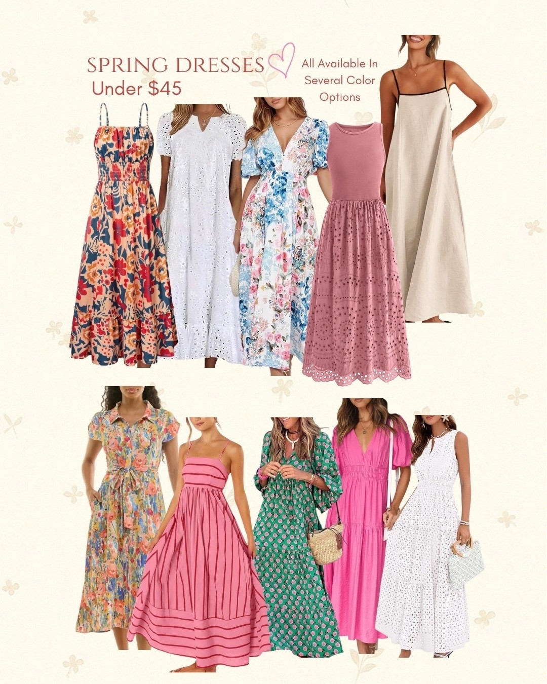 Spring dresses under $45!🩷

#LTKTravel #LTKWorkwear