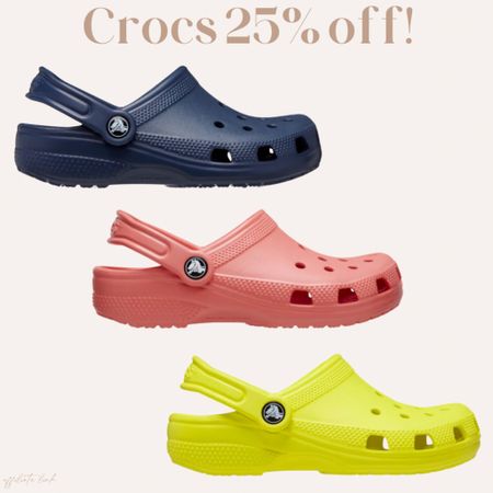 Crocs for the family 25% off-select styles are up to 50% off!

#LTKFindsUnder50 #LTKSaleAlert #LTKSeasonal