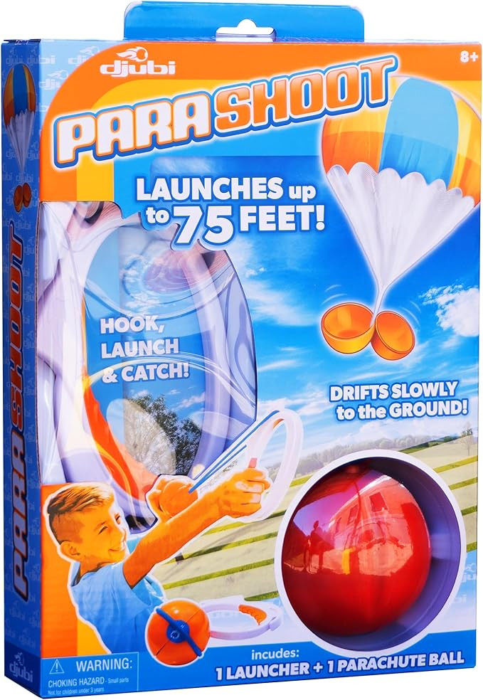 Djubi Parashoot, Best Gifts for Kids and 8 & Up - Slingshot Flying Parachute Outdoor Beach, Lawn,... | Amazon (US)