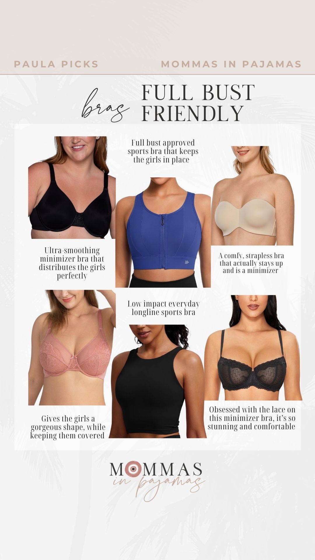 The best full bust friendly sports bras that are amazing quality, fit and the prices are so freaking good. These are my favorite bras as a 34ddd and I cannot recommend them enough. From a low impact longline sports bra I love for everyday use to the best minimizer bras, this is the ultimate guide for my full busted girlies looking for recommendations! 

Sports bras, minimizer bras 

#LTKPetite #LTKMidsize #LTKFindsUnder50