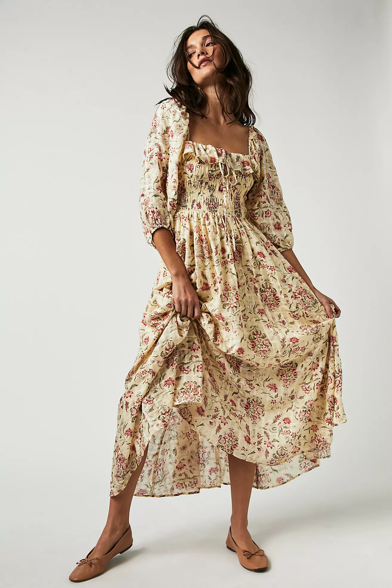 Oasis Printed Midi Dress | Free People (Global - UK&FR Excluded)