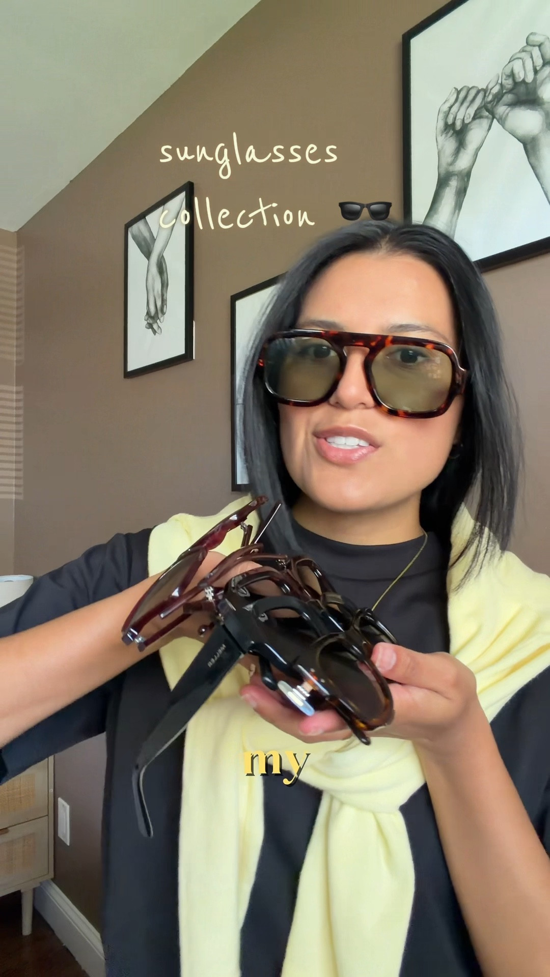 Sunglasses collection ! 🕶️ 🖤I couldn’t link the Meller ones but I linked similar ones  