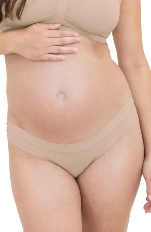 Kindred Bravely Grow With Me Maternity Thong in Beige at Nordstrom, Size 1X | Nordstrom
