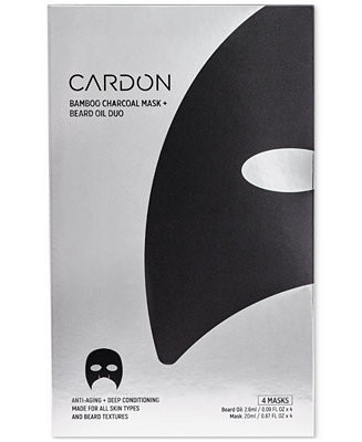 Bamboo Charcoal Mask + Beard Oil, 4-Pk. | Macy's