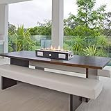 UKIAH Cascade Plus 28" Tabletop Gas Fire Pit with Sound System and Protective Cover, Black (TK-1052- | Amazon (US)