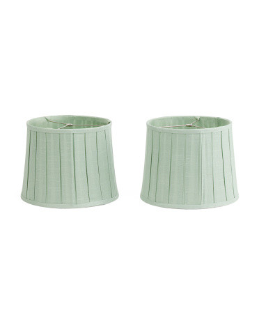2pk 13x10 Box Pleated Lamp Shade Set | TJ Maxx