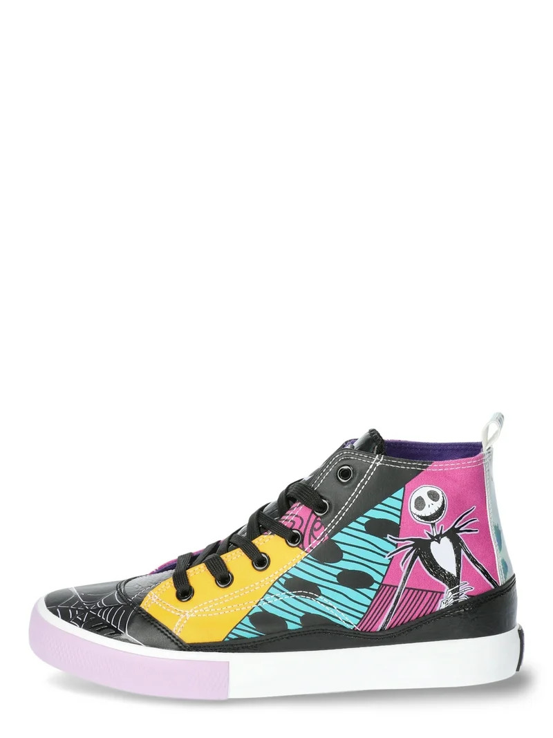 Women's Disney Nightmare Before Christmas High Top Lace Up sneaker | Walmart (US)
