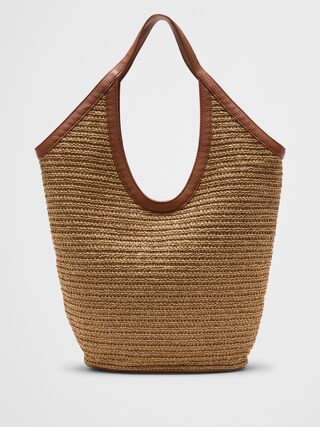 Straw Hobo Tote | Banana Republic Factory