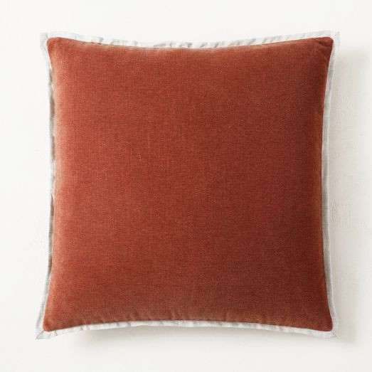 Classic Cotton Velvet Pillow Cover | West Elm (US)
